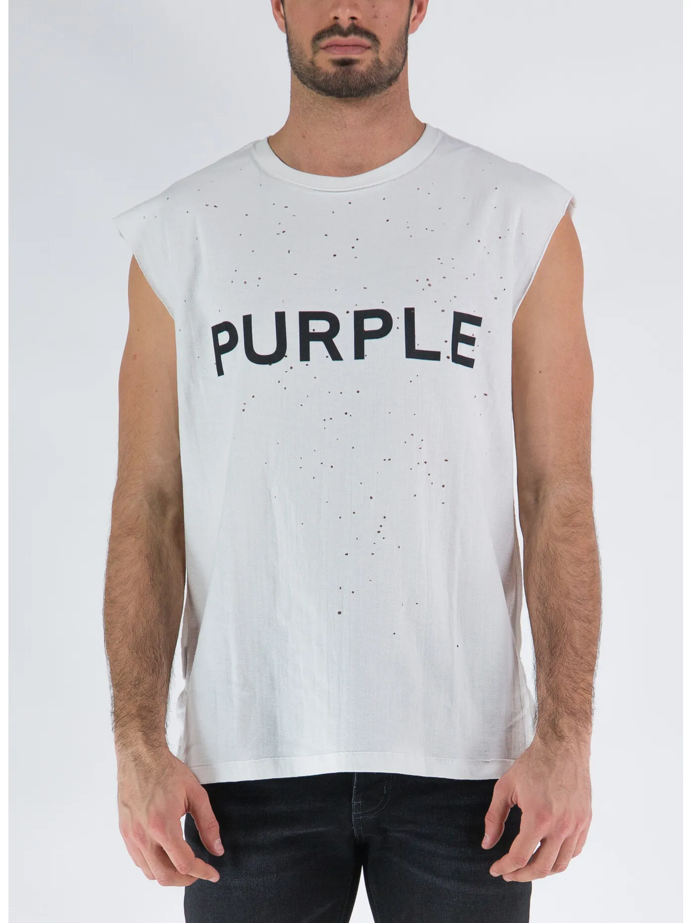     -PURPLE BRAND    -CANOTTA P103 TEXTURED JERSEY-