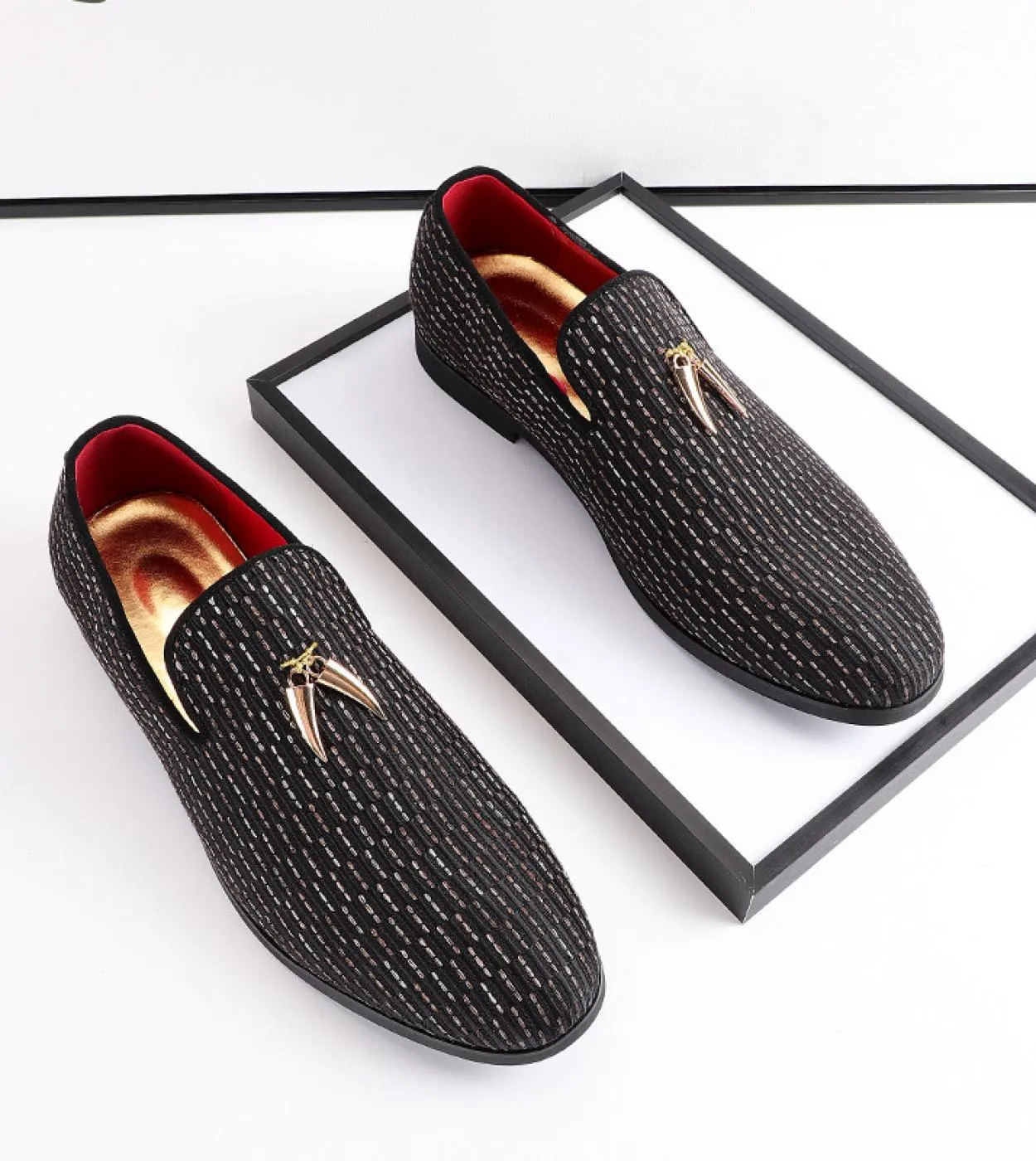 2022 Scarpe Casual Da Uomo Estive Per Affari Panno Traspirante Di Grandi Dimensioni Comodo Stilista Guida Mocassini Da Uomo