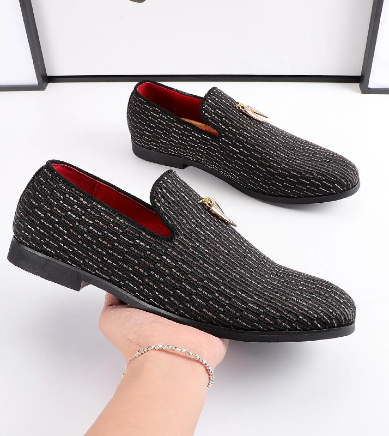 2022 Scarpe Casual Da Uomo Estive Per Affari Panno Traspirante Di Grandi Dimensioni Comodo Stilista Guida Mocassini Da Uomo