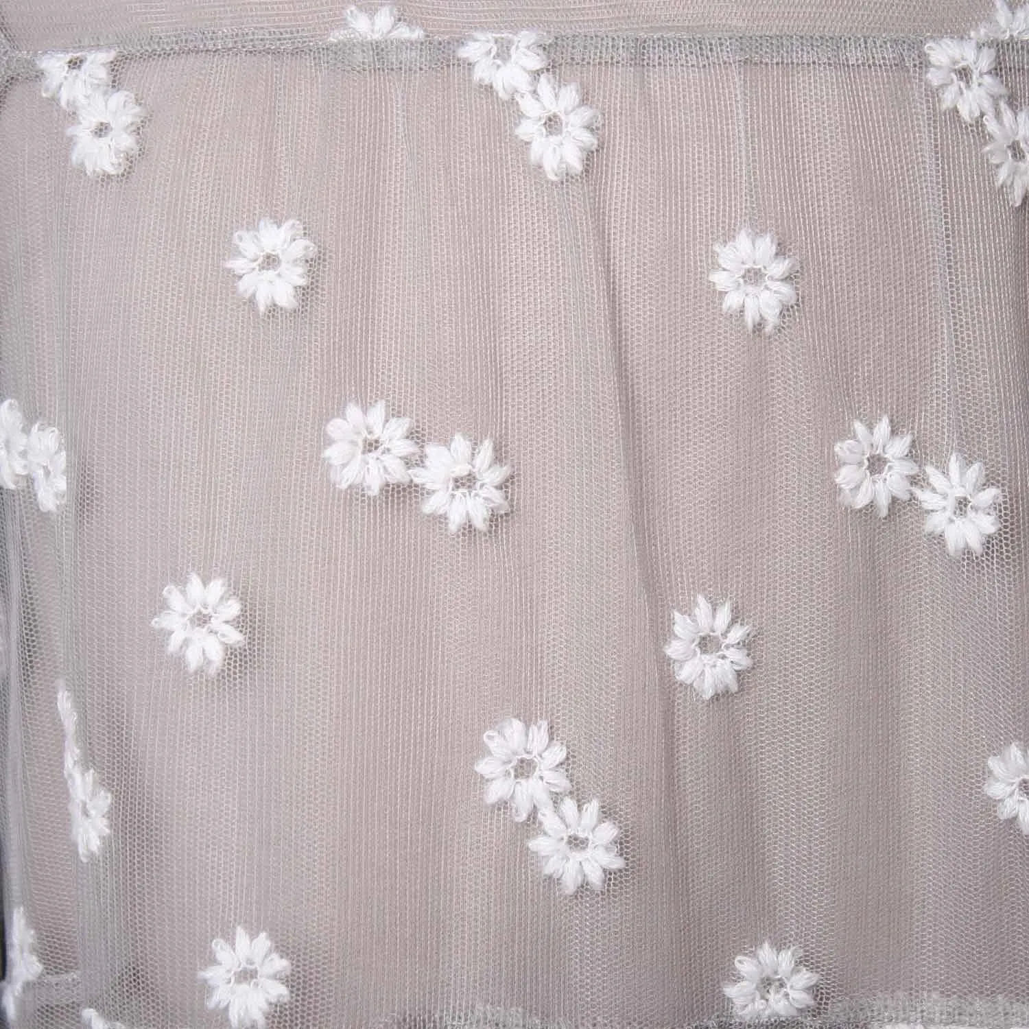 Abito Bambina Grigio In Tulle