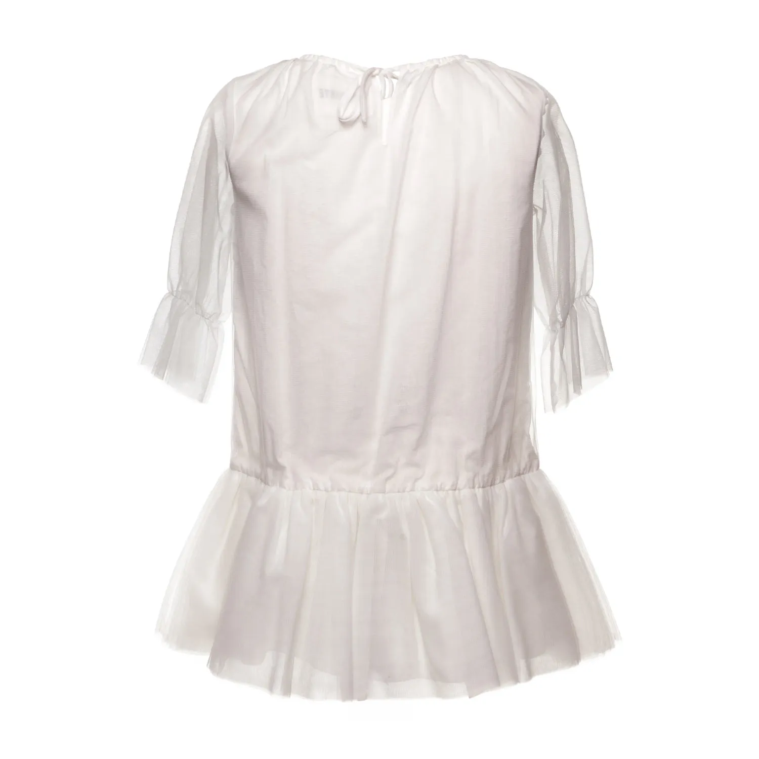 Abito Bianco Tulle Bambina