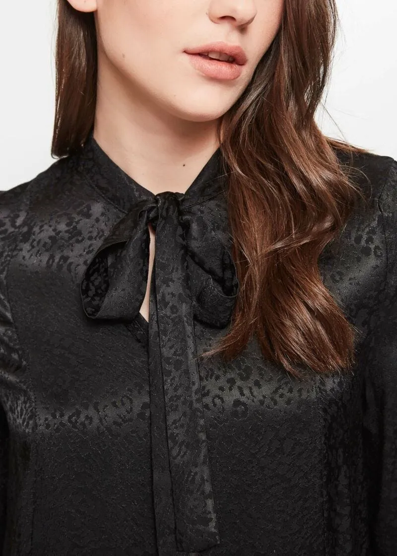 Abito in tessuto jacquard