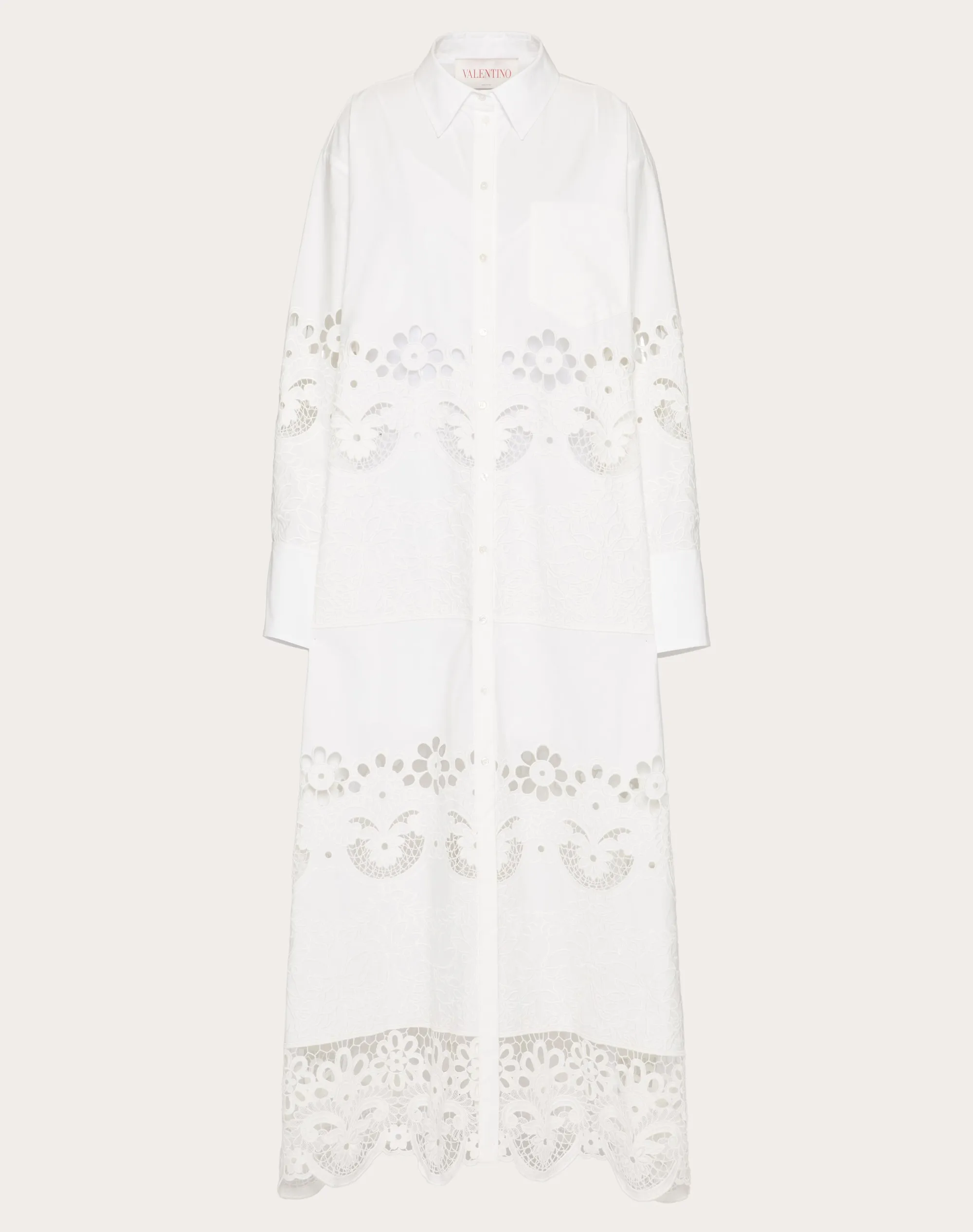 ABITO LUNGO IN VALENTINO BRODERIE INFINIE FLOWER