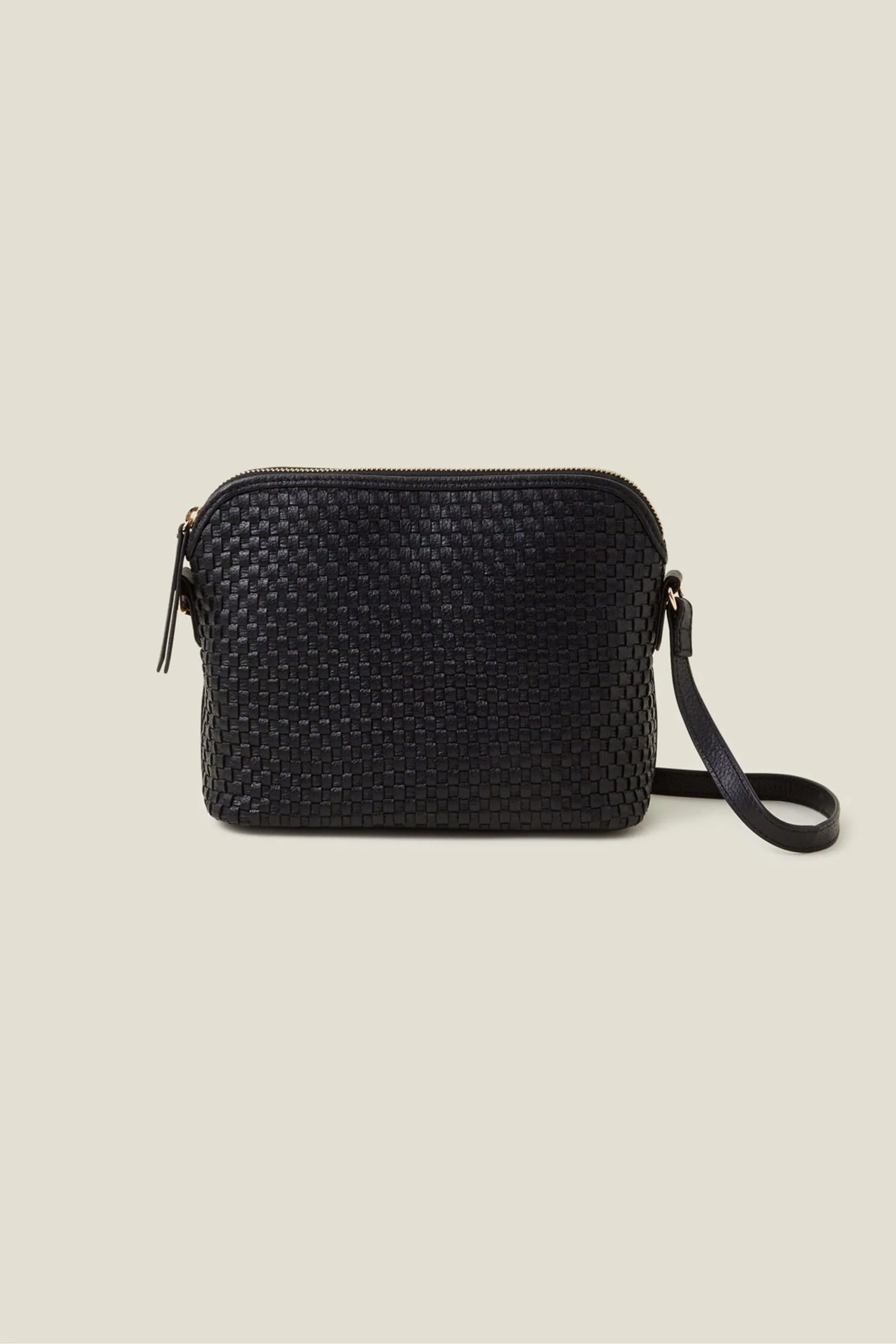 Accessorize - Borsa a tracolla in pelle intrecciata