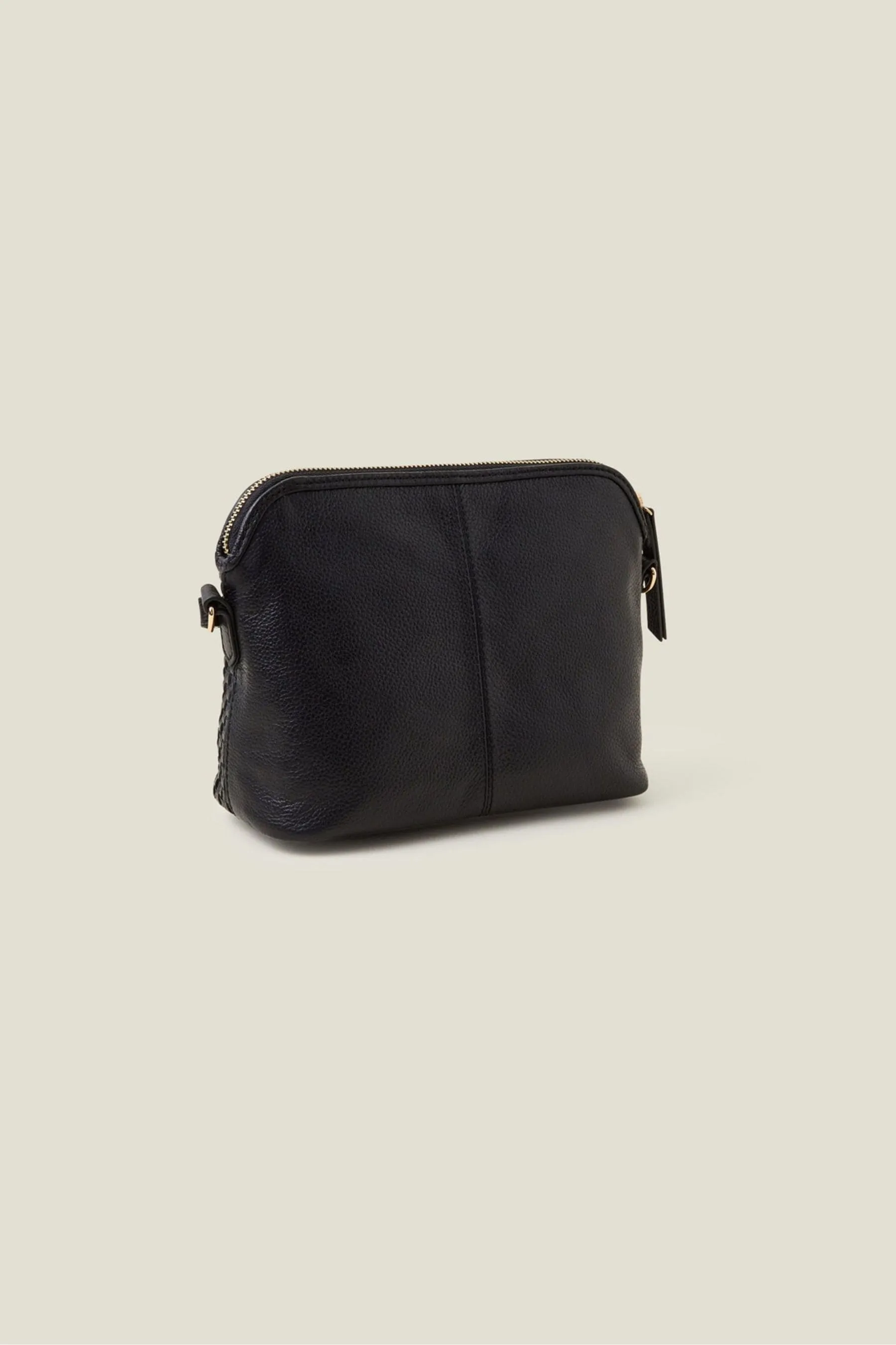 Accessorize - Borsa a tracolla in pelle intrecciata