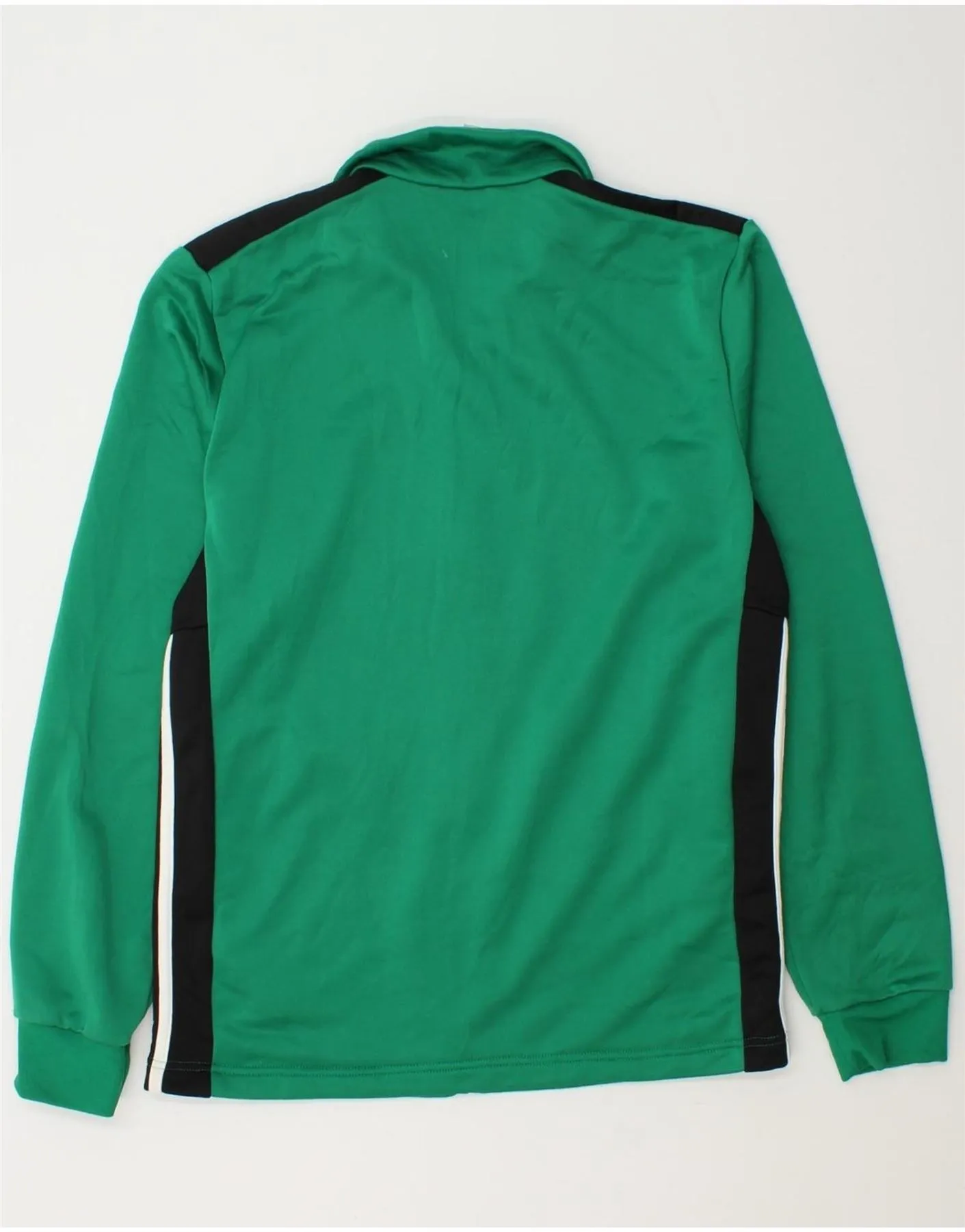 ADIDAS Mens Graphic Tracksuit Top Jacket Medium Green Colourblock