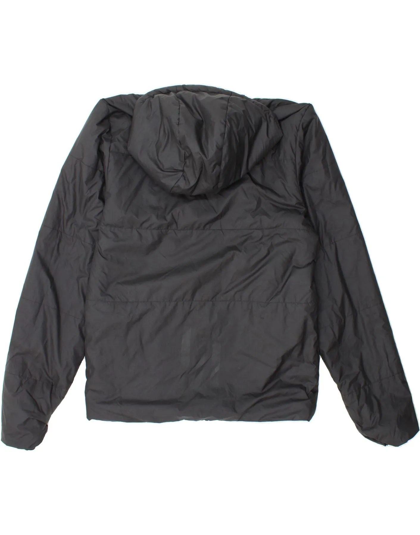 ADIDAS Mens Hooded Windbreaker Jacket UK 36 Small Black