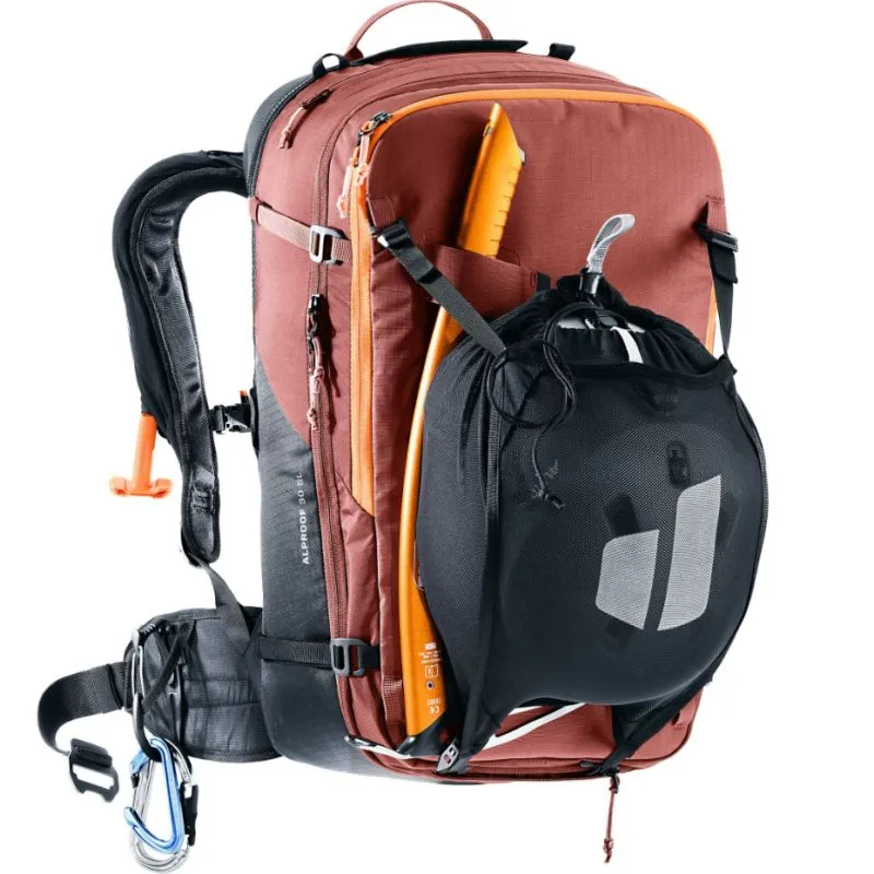 Airbag donna Deuter Alproof Tour 36+5 SL (rosso-nero)