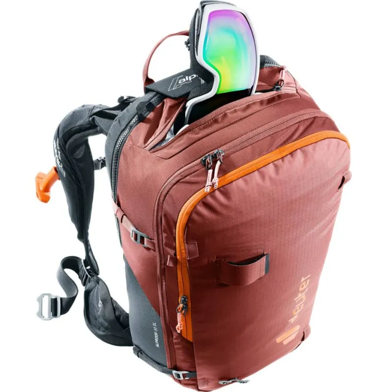 Airbag donna Deuter Alproof Tour 36+5 SL (rosso-nero)