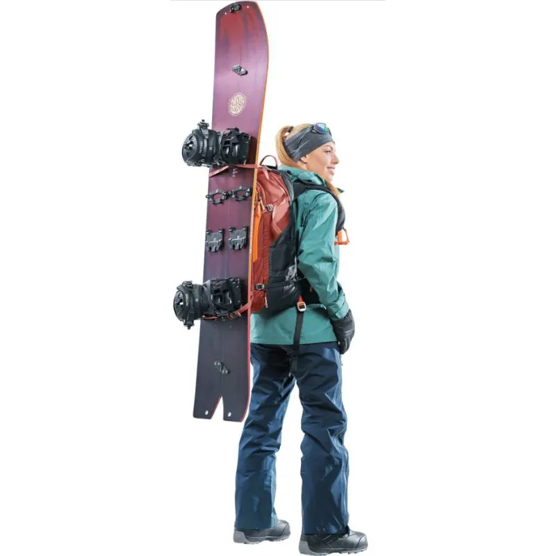 Airbag donna Deuter Alproof Tour 36+5 SL (rosso-nero)