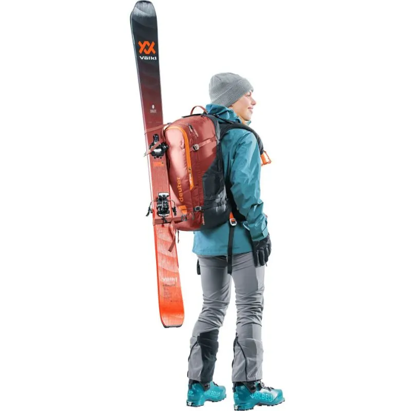 Airbag donna Deuter Alproof Tour 36+5 SL (rosso-nero)