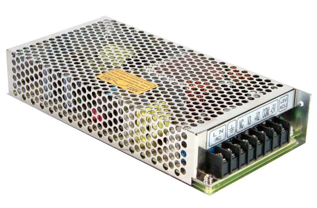 Alimentatore switching MEAN WELL RQ-85D, 84W, ingresso 125 → 373 V dc, 88 → 264 V ac, uscita 5 V dc, 12 V