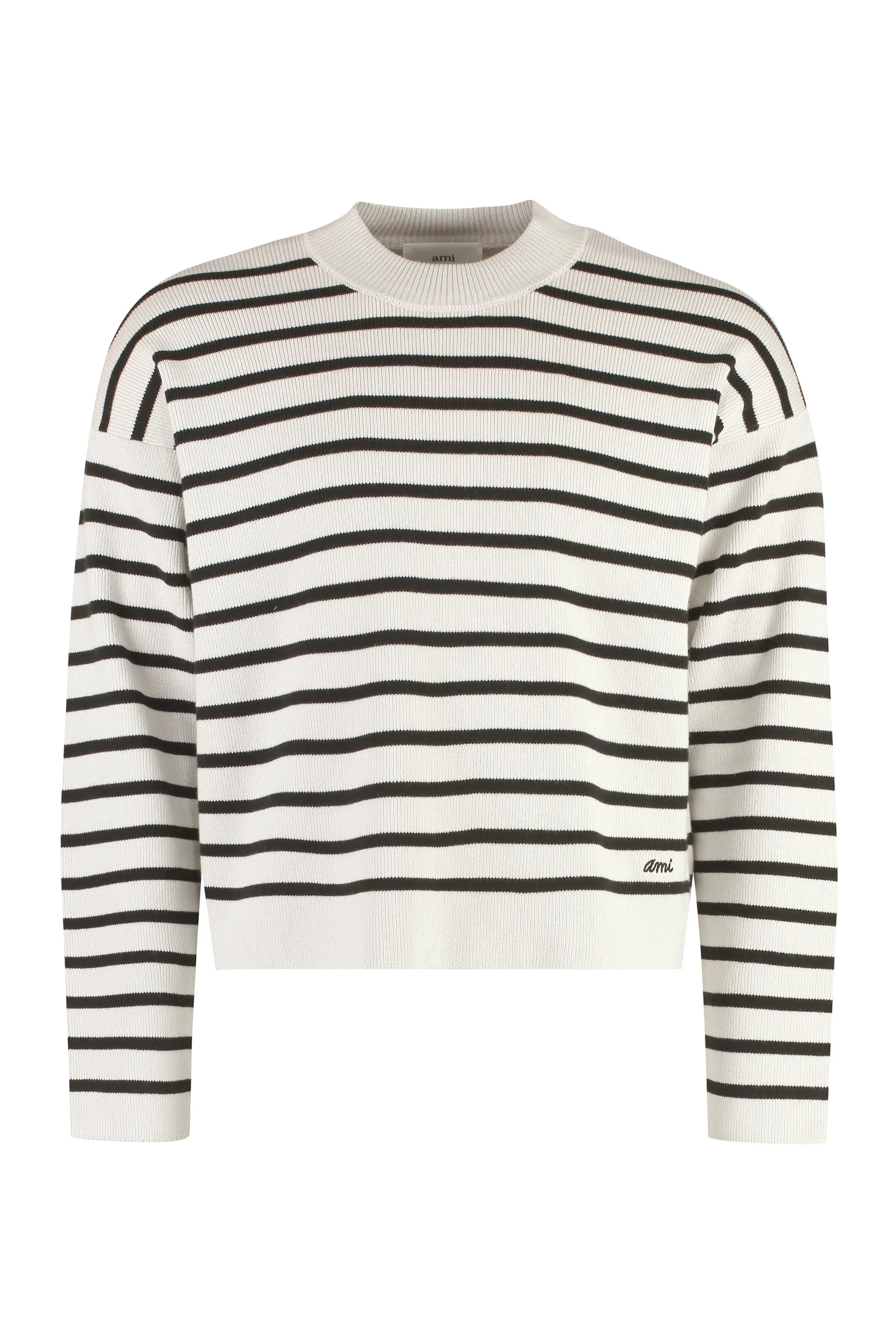 AMI PARIS Maglione girocollo a righe