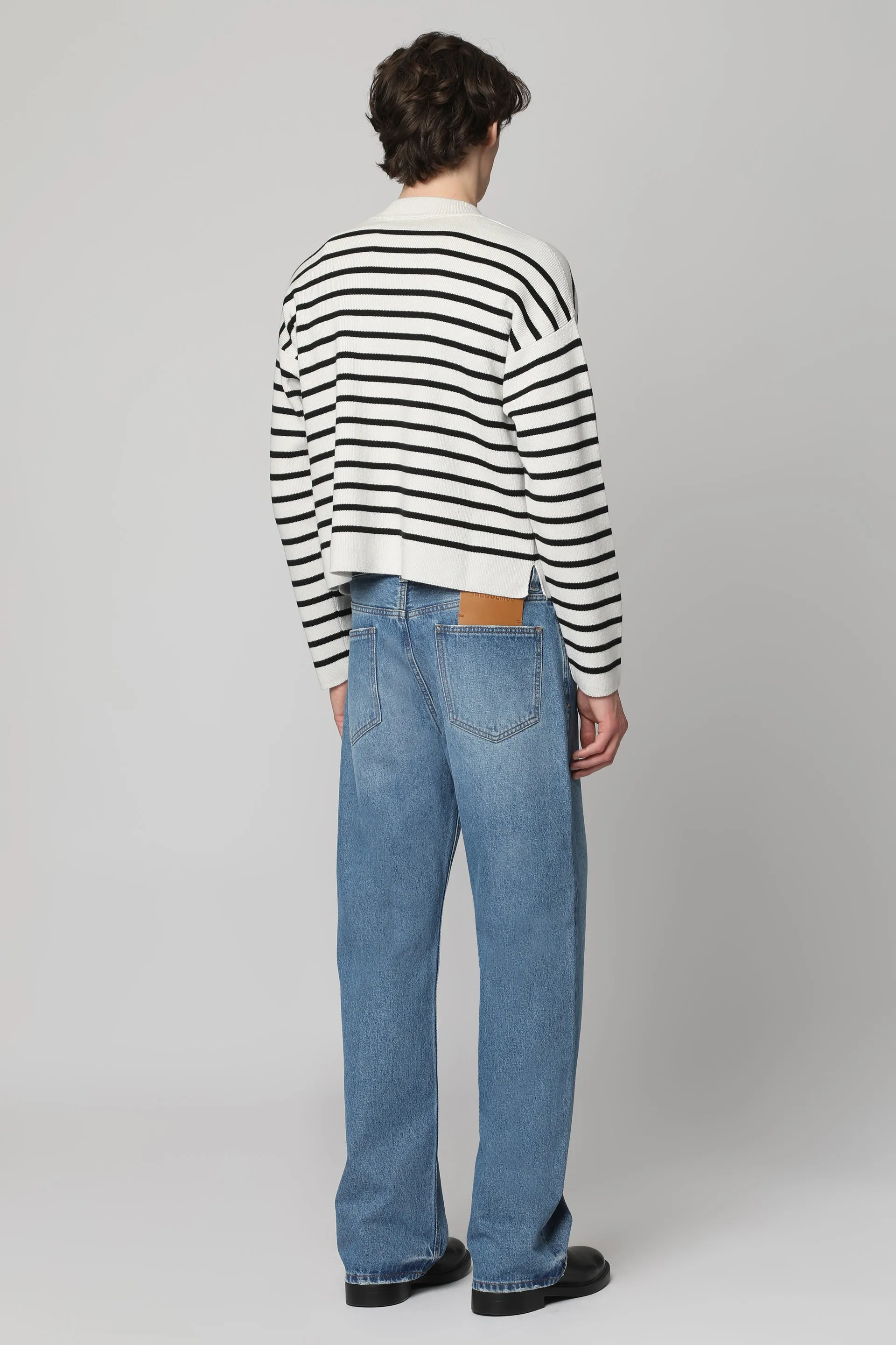 AMI PARIS Maglione girocollo a righe