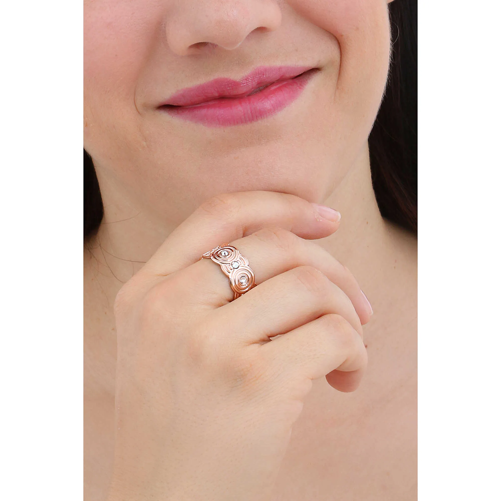 anello a fascia Boccadamo Maya gioiello donna