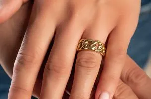 Anello elegante, ART2110, colore oro