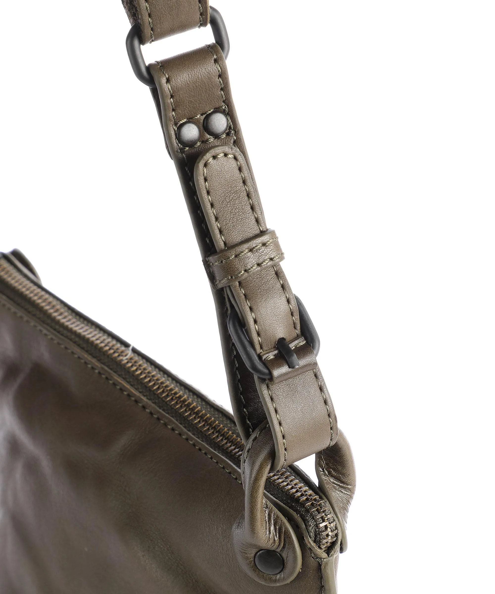  Aunts & Uncles Grandma's Luxury Club Mrs. Chocolate Cookie Borsa a tracolla pelle di vacchetta grana verde-oliva  