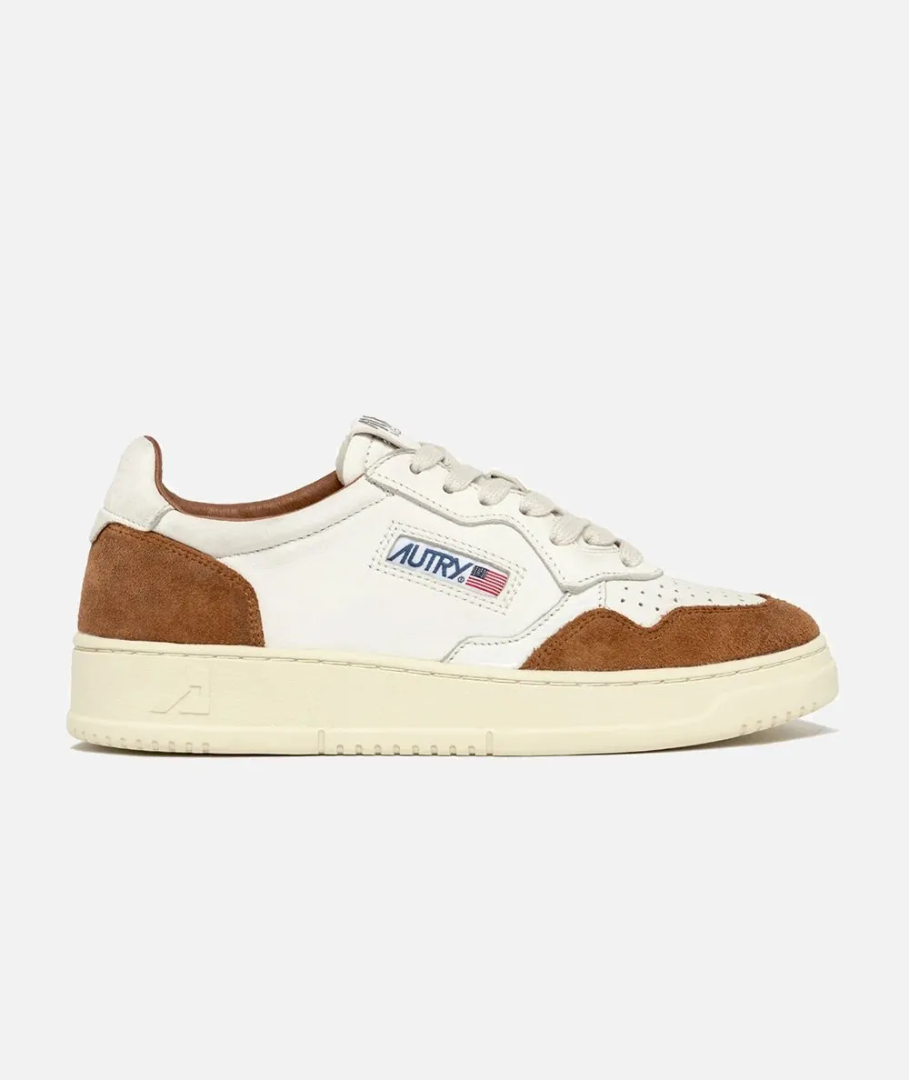 AUTRY UOMO--Sneakers Medalist Low in pelle di capra e suede