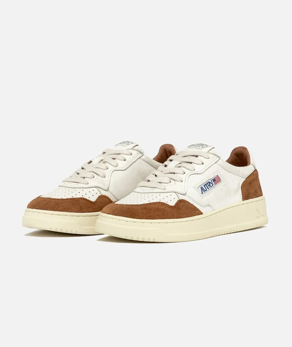 AUTRY UOMO--Sneakers Medalist Low in pelle di capra e suede