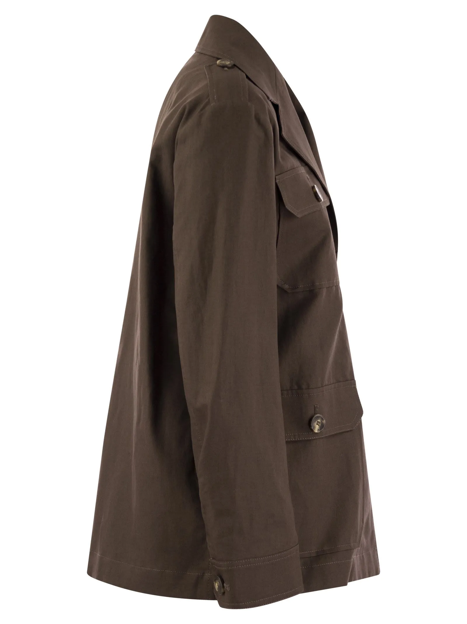 BACCA – Cotton and linen safari jacket