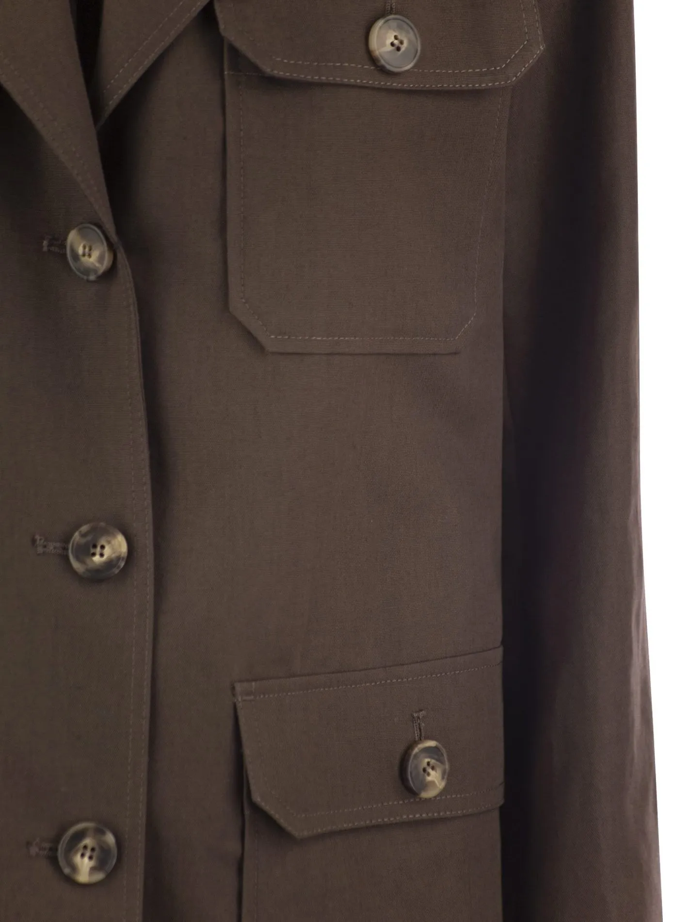 BACCA – Cotton and linen safari jacket