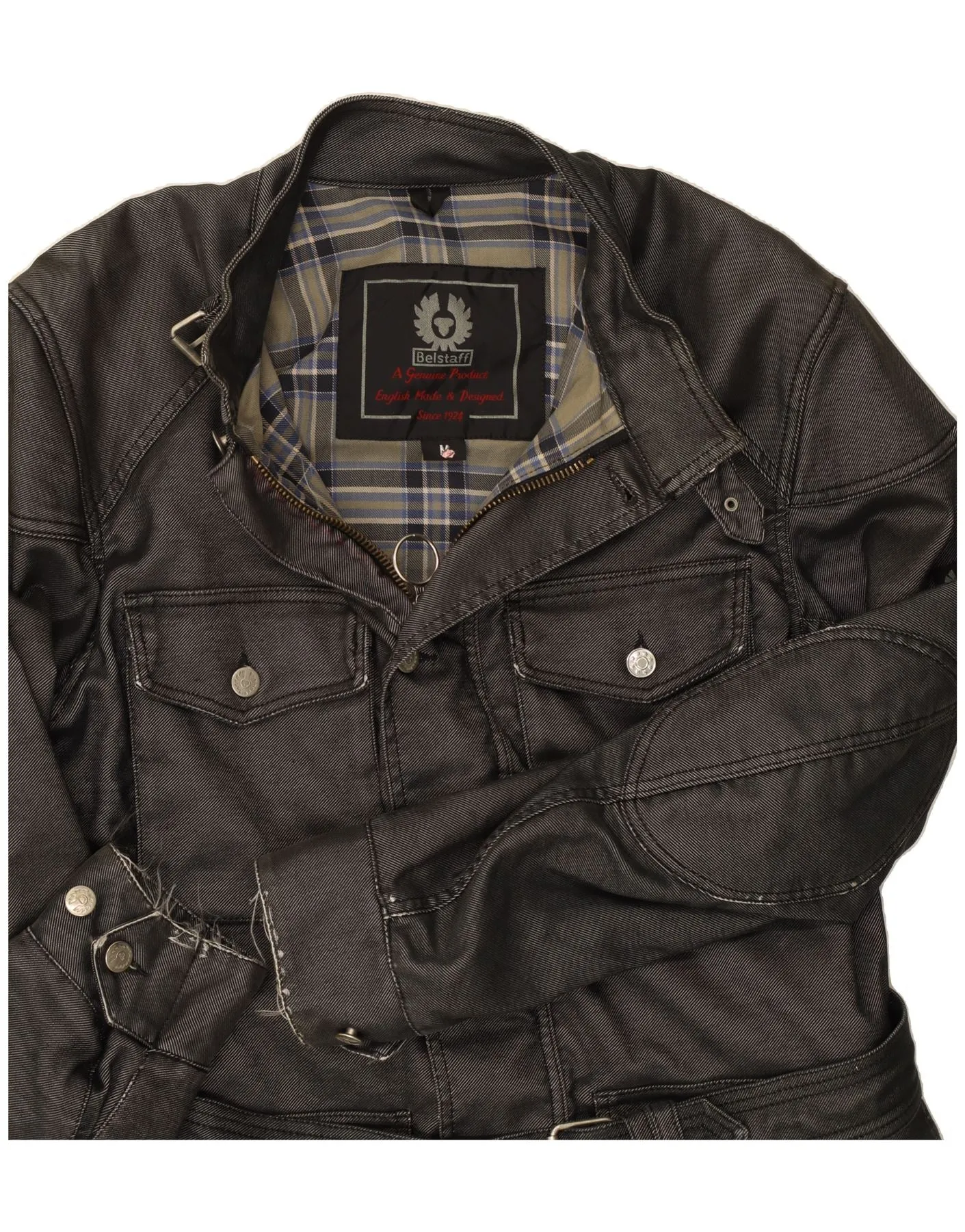 BELSTAFF Mens Utility Jacket UK 38 Medium Grey