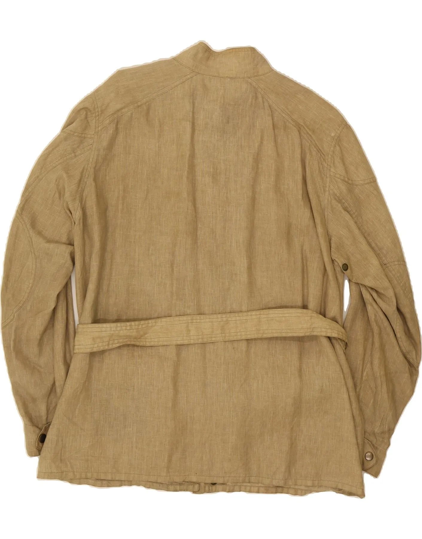 BELSTAFF Mens Utility Jacket UK 44 2XL Beige Linen