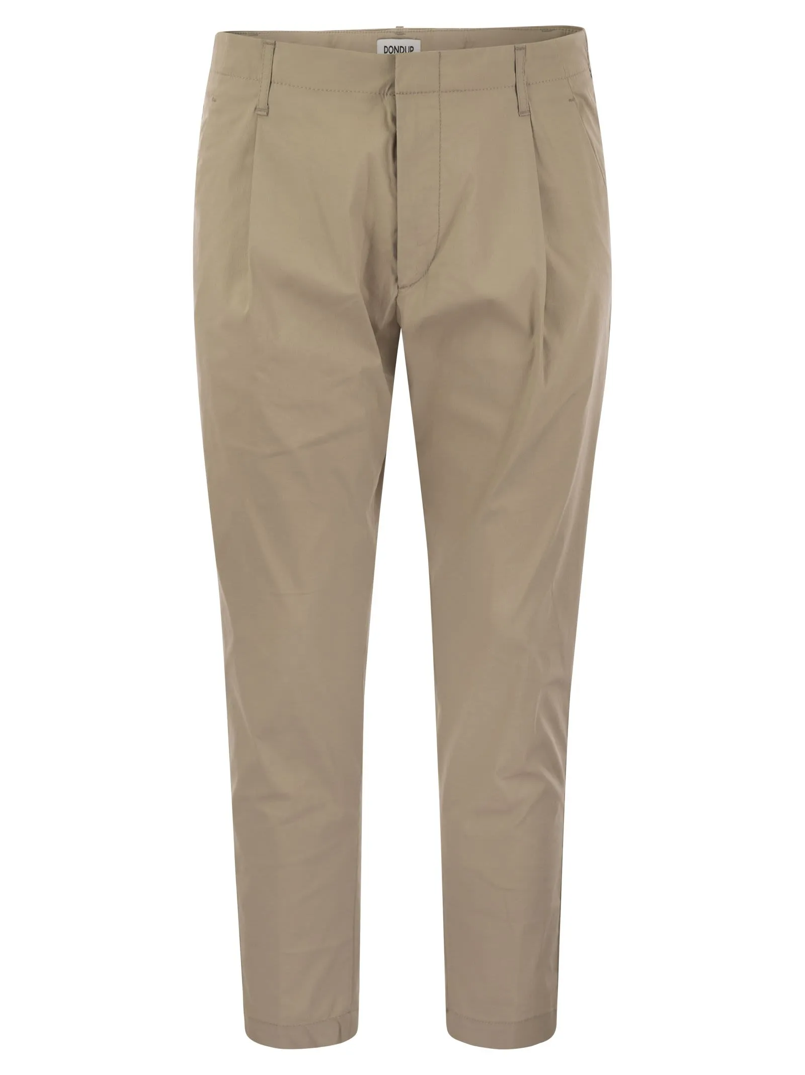 BEN – Pantaloni carrot in popeline
