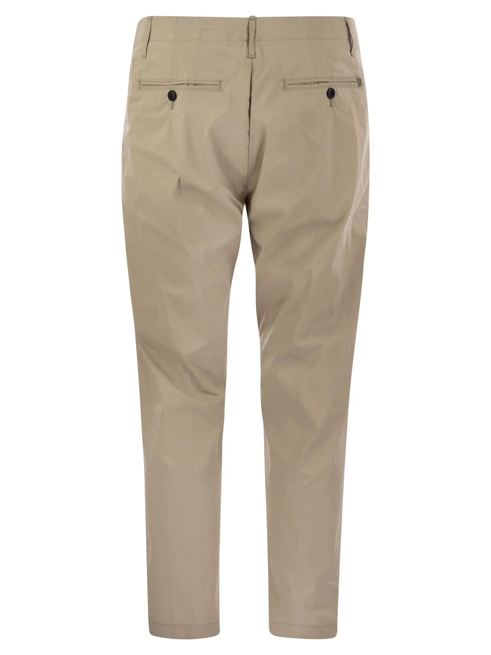 BEN – Pantaloni carrot in popeline