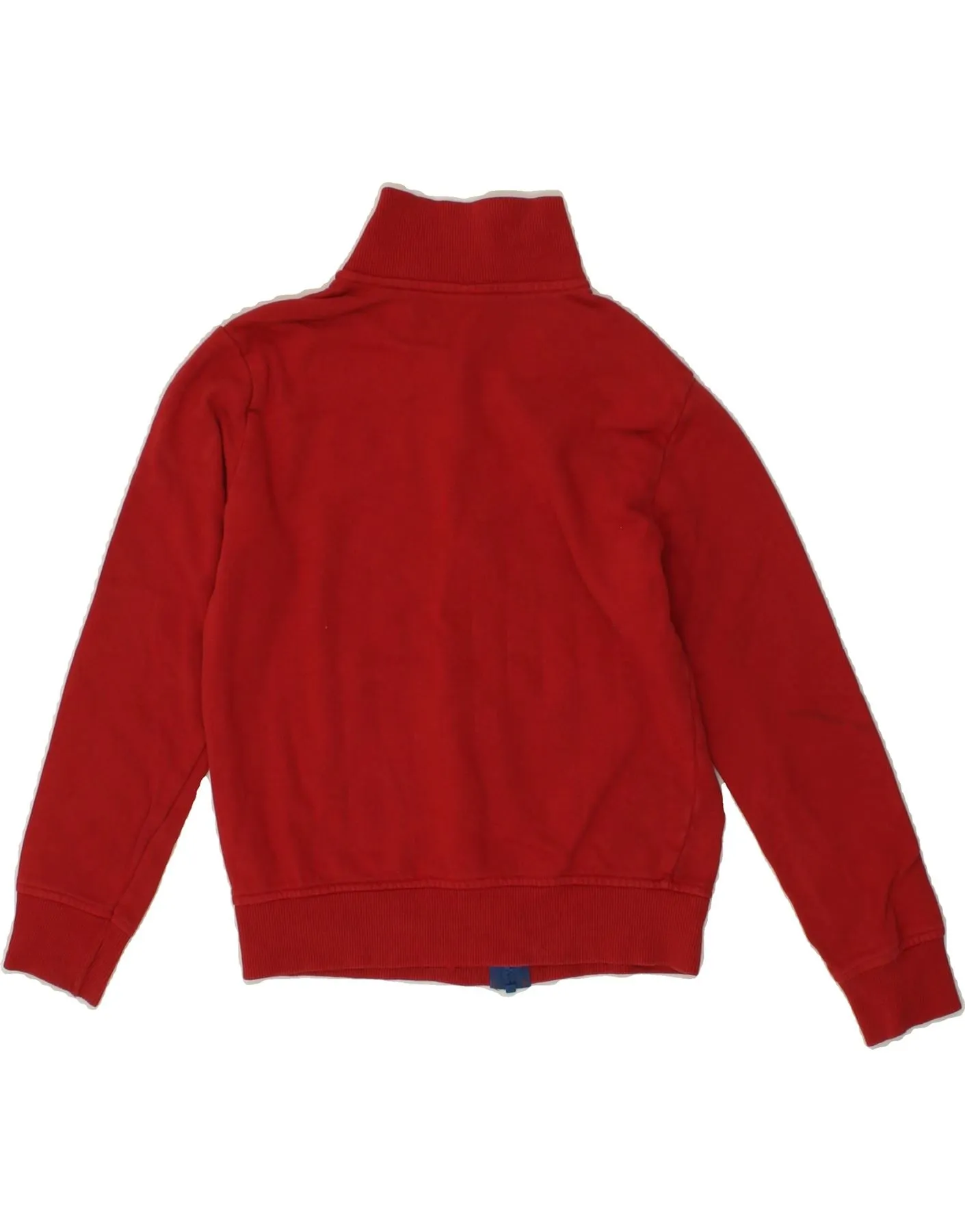BENETTON Boys Graphic Tracksuit Top Jacket 8-9 Years Red Cotton