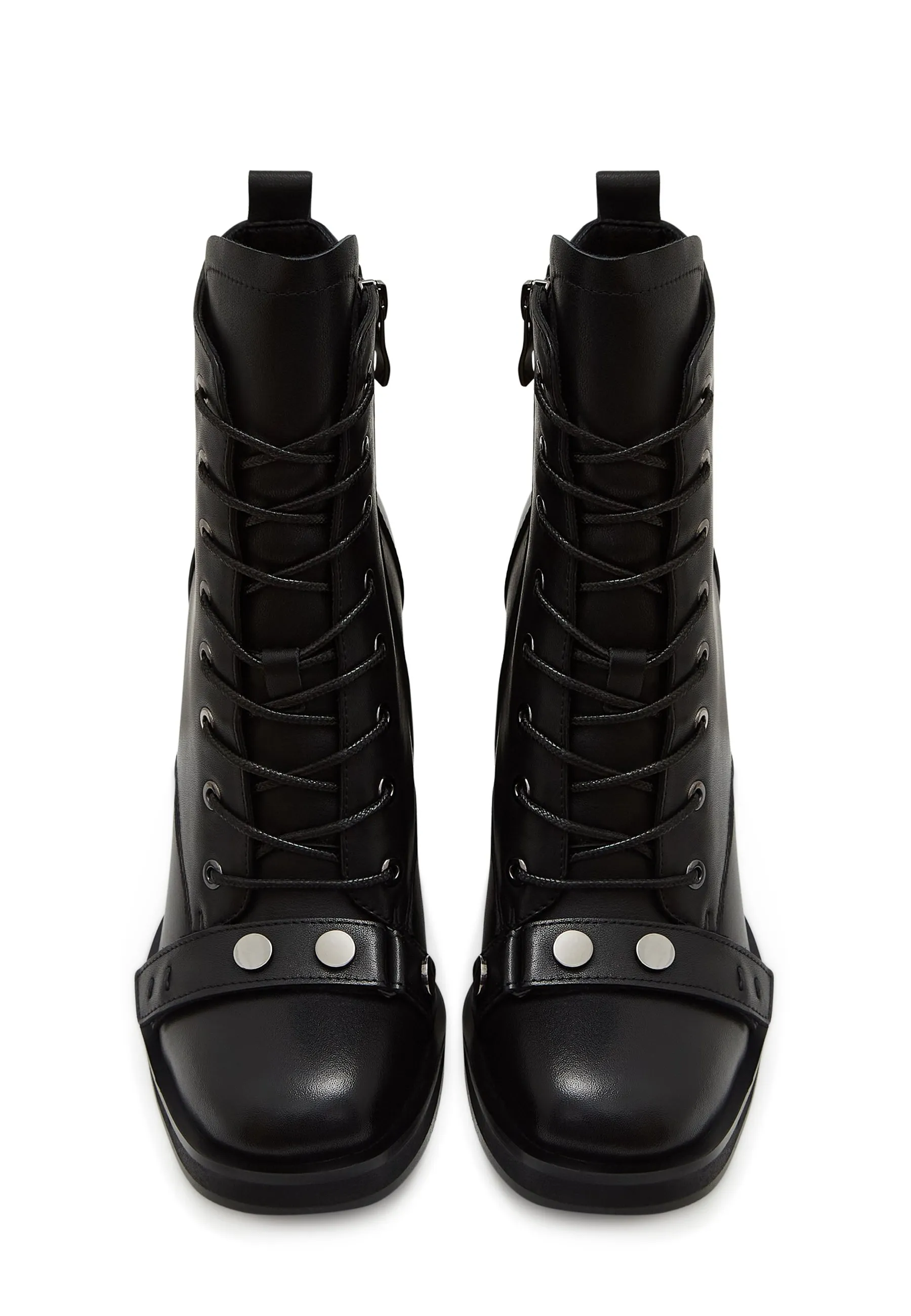 BLOCK HEEL ANKLE BOOTS - Stivaletti con plateau