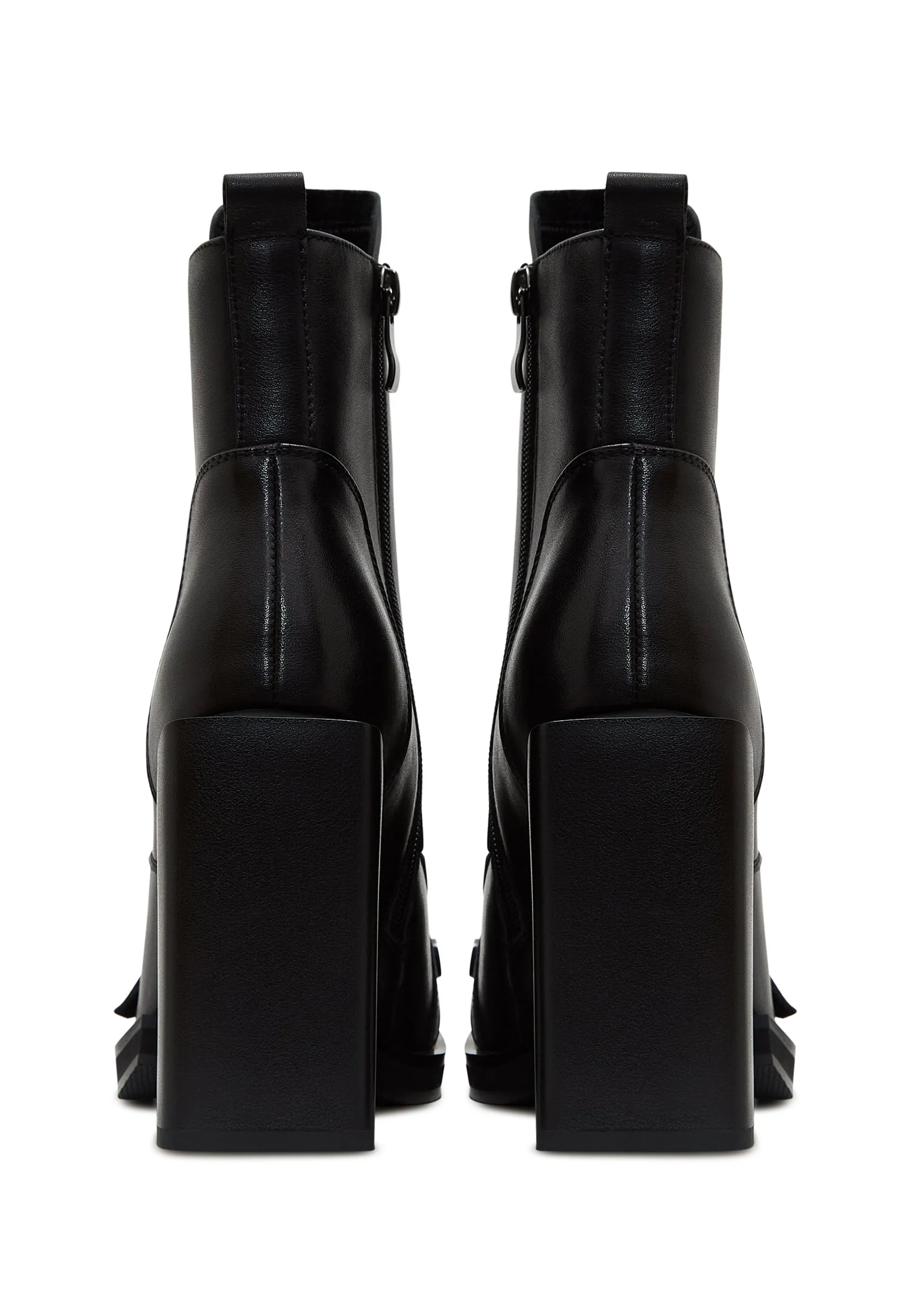 BLOCK HEEL ANKLE BOOTS - Stivaletti con plateau