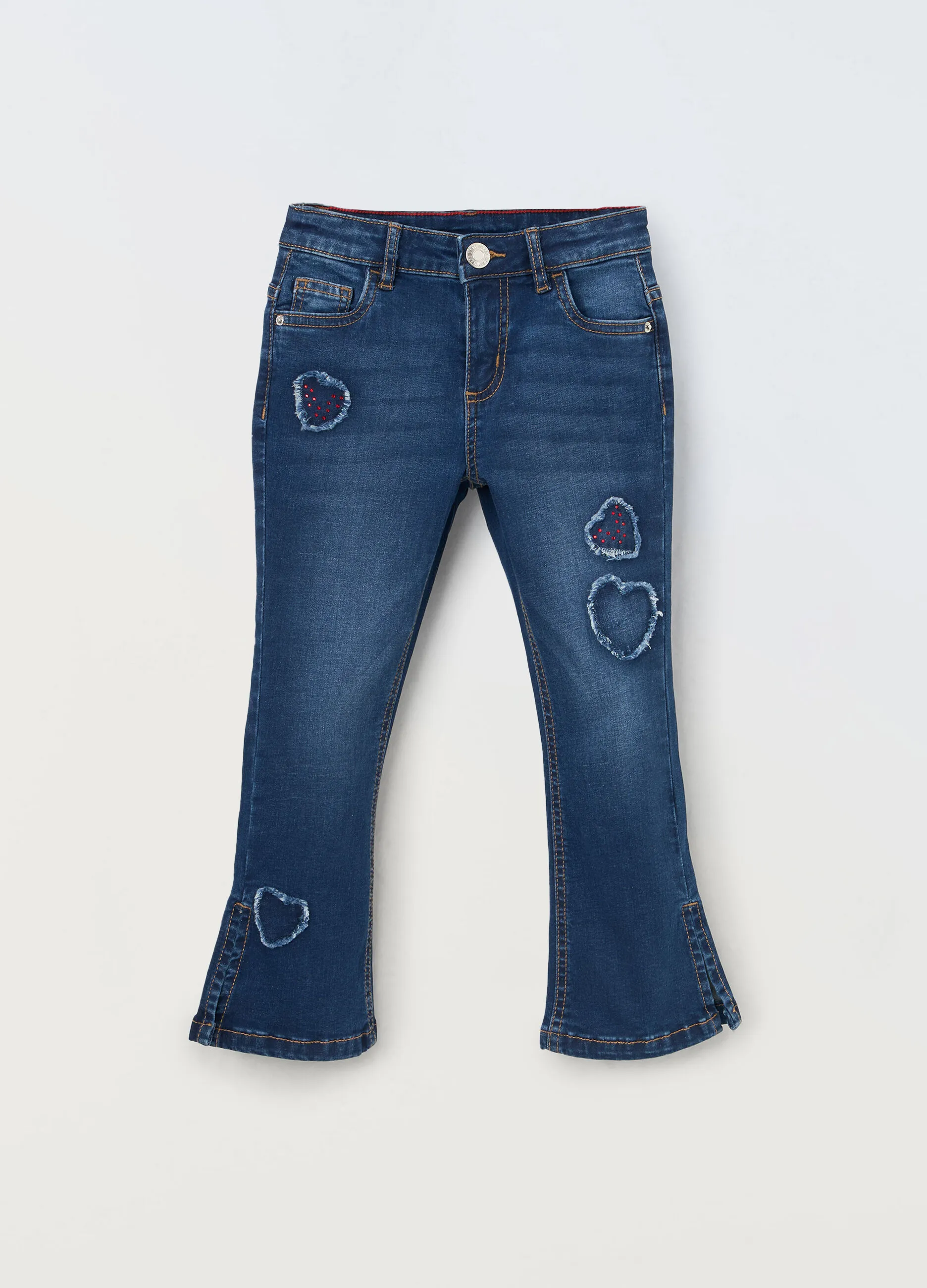 BLUKIDS  Jeans flare fit in denim stretch bambina