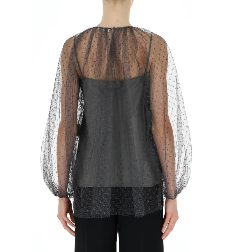 Blusa in tulle