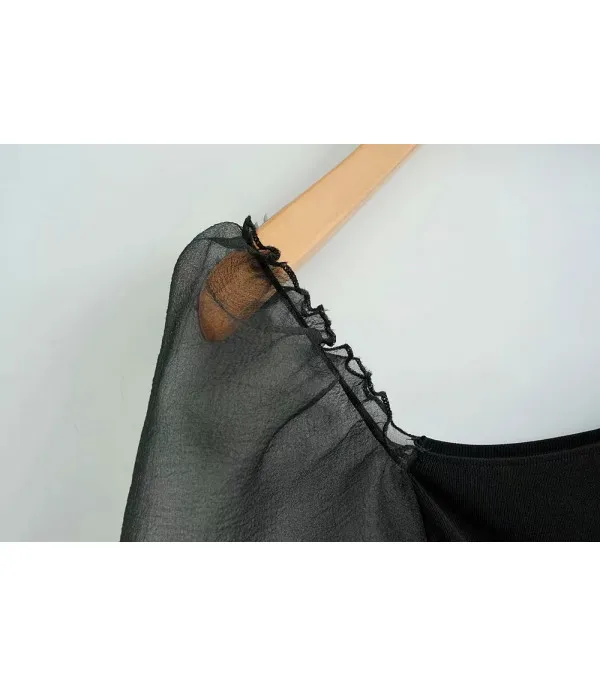 Blusa manica corta Baloon