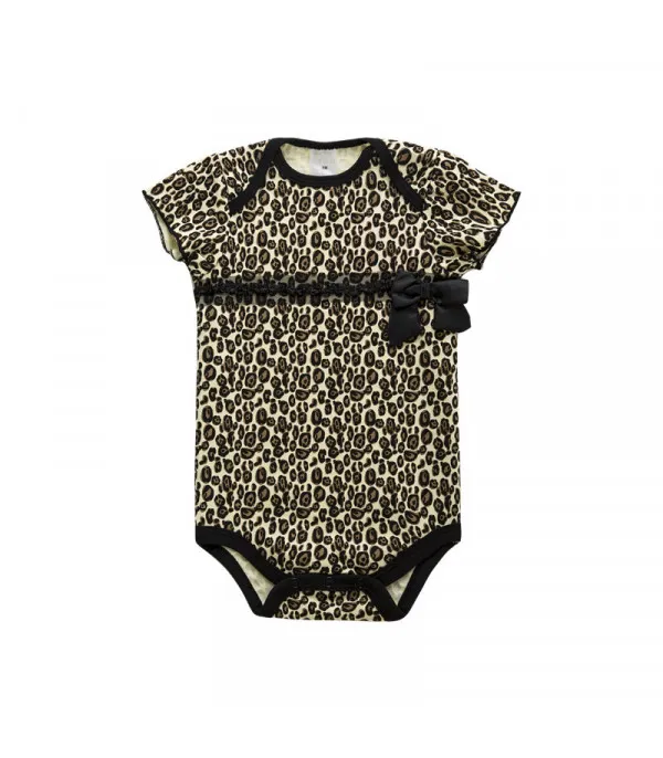 Body e cappellino leopard baby
