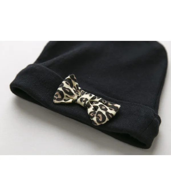 Body e cappellino leopard baby