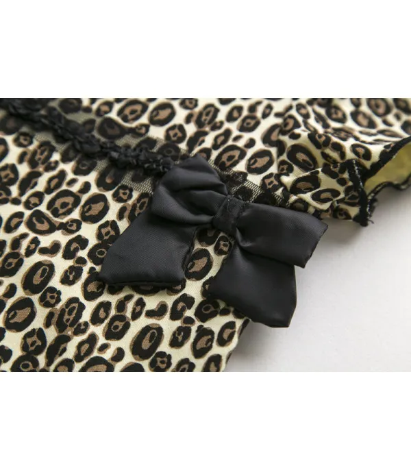 Body e cappellino leopard baby