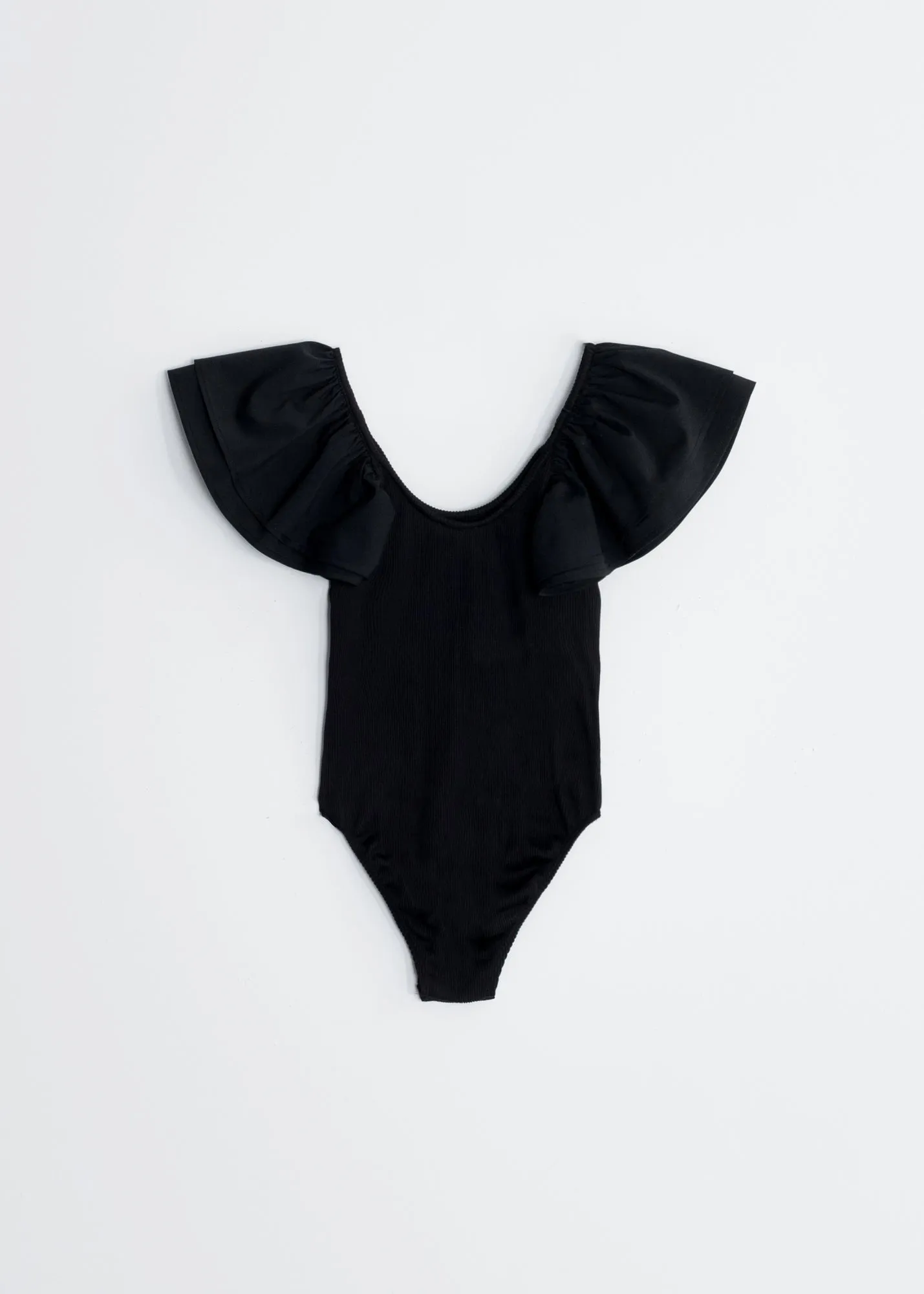 Body volantes popelin