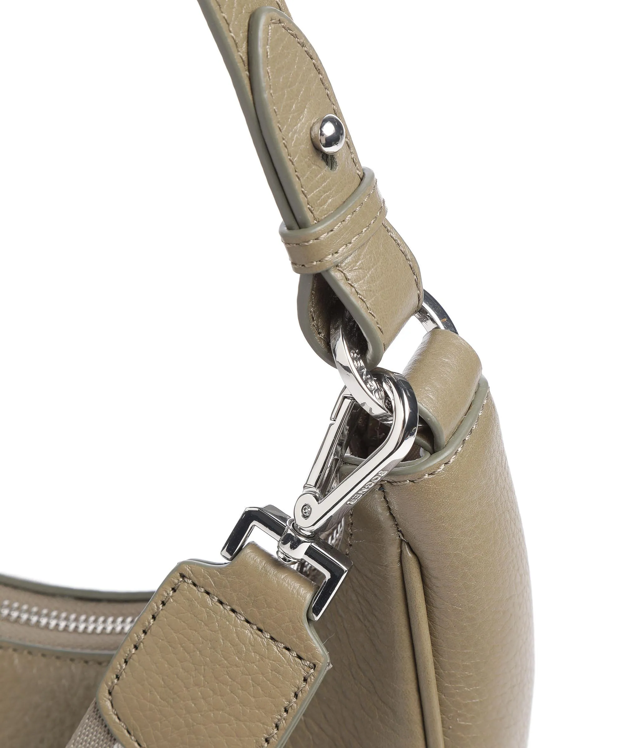  Bogner Andermatt Melene Borsa a spalla pelle di vacchetta grana verde-oliva  