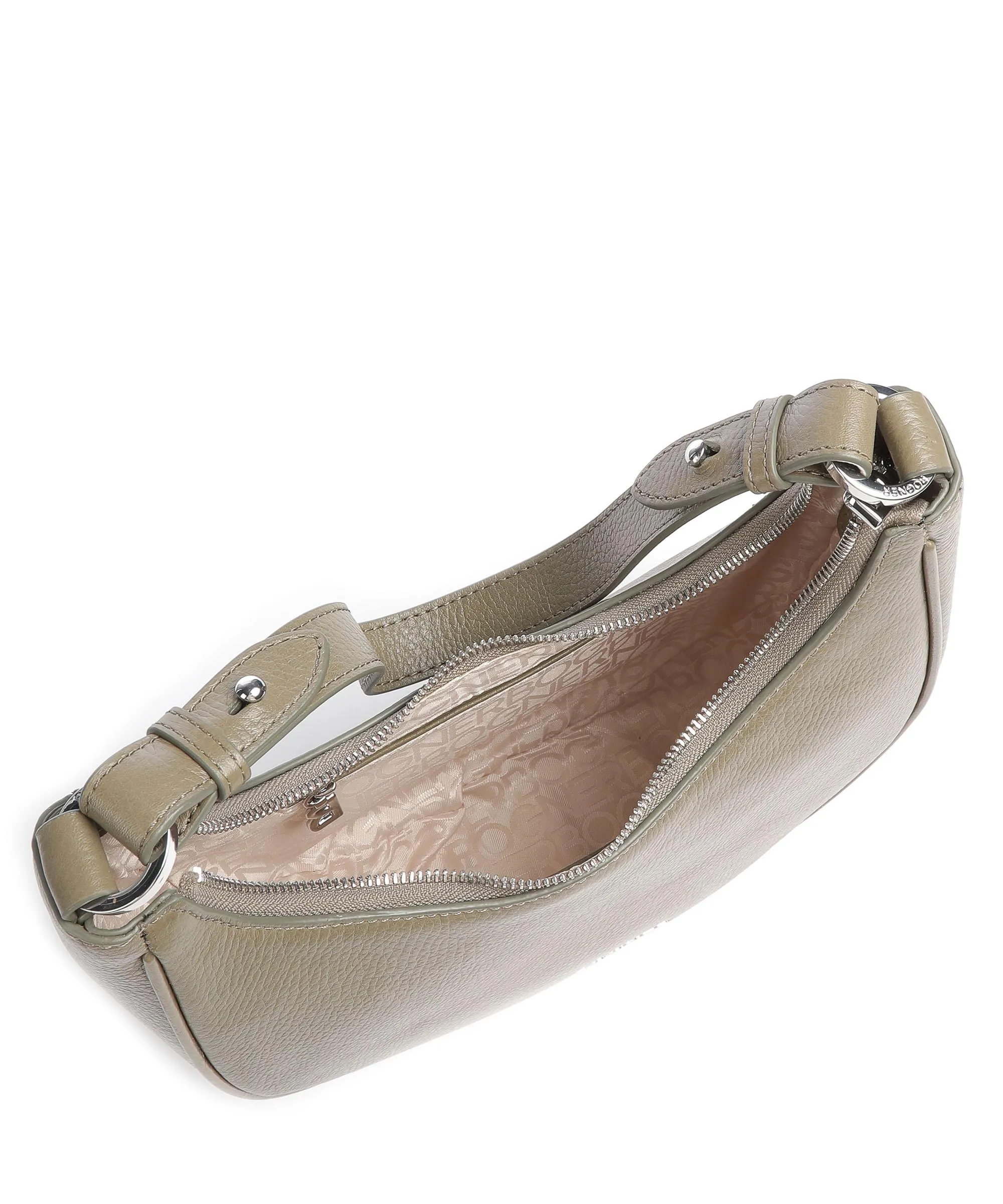  Bogner Andermatt Melene Borsa a spalla pelle di vacchetta grana verde-oliva  