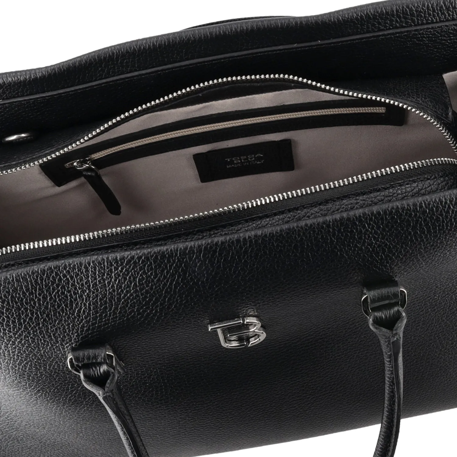     BORSA A MANO LIVIGNO CON TRACOLLA COLORE NERO  