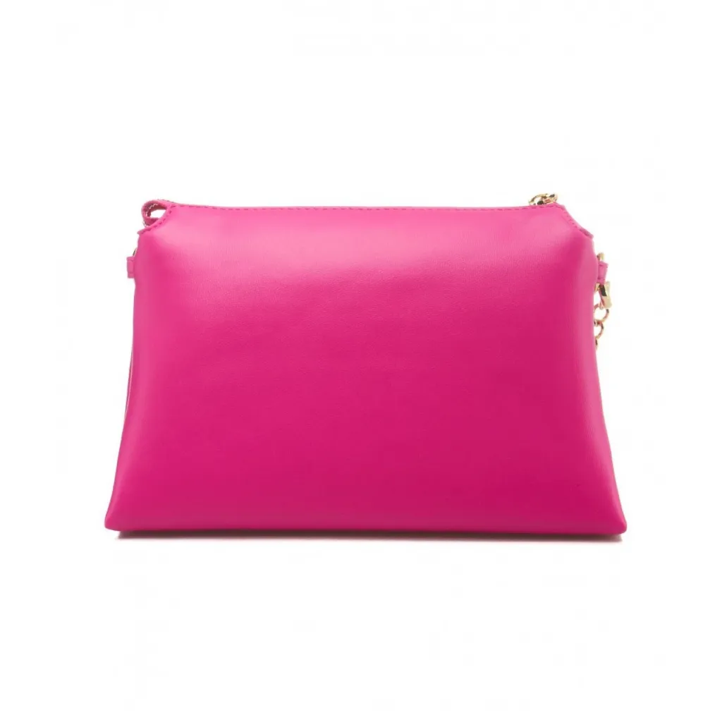 Borsa a tracolla con logo applicato pink