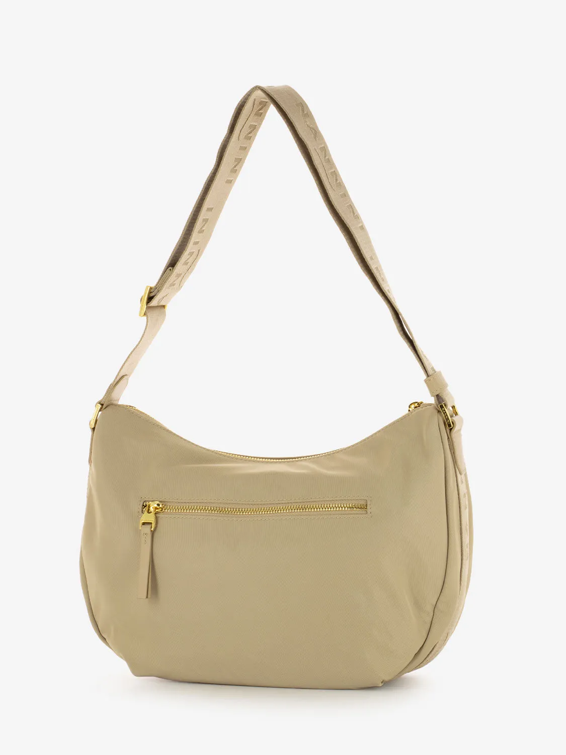 Borsa a tracolla Liberty in nylon beige