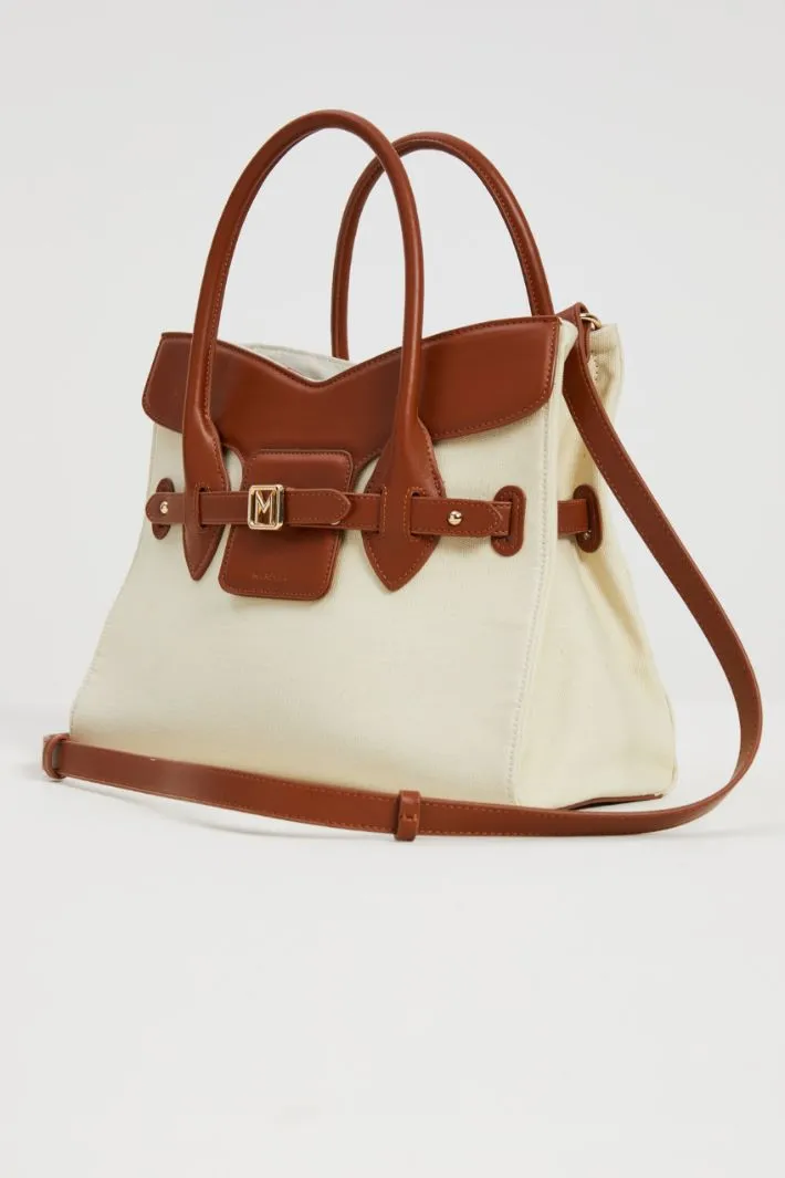 Borsa in tela di puro cotone