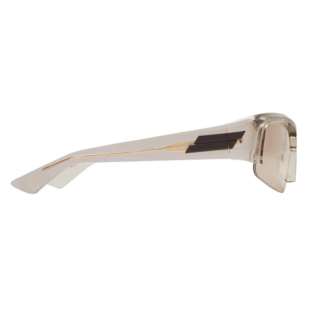 Bottega Veneta - Occhiali da Sole Quadrati Avvolgenti in Acetato - Marrone - Occhiali da Sole - Bottega Veneta Eyewear
