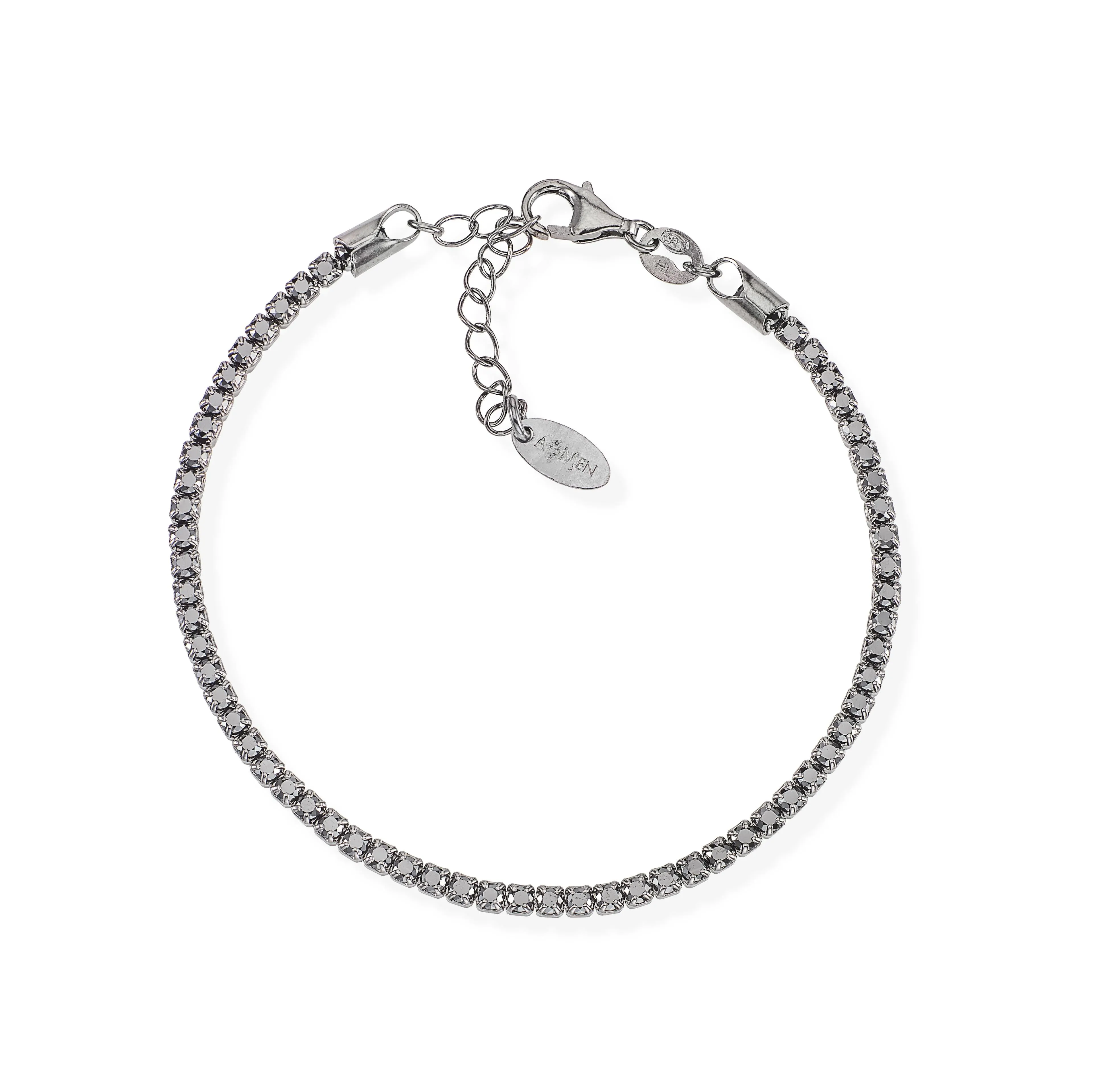 Bracciale Amen Tennis Nero