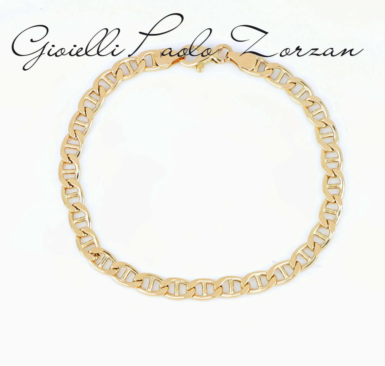 Bracciale uomo in oro giallo 18 kt UMN05