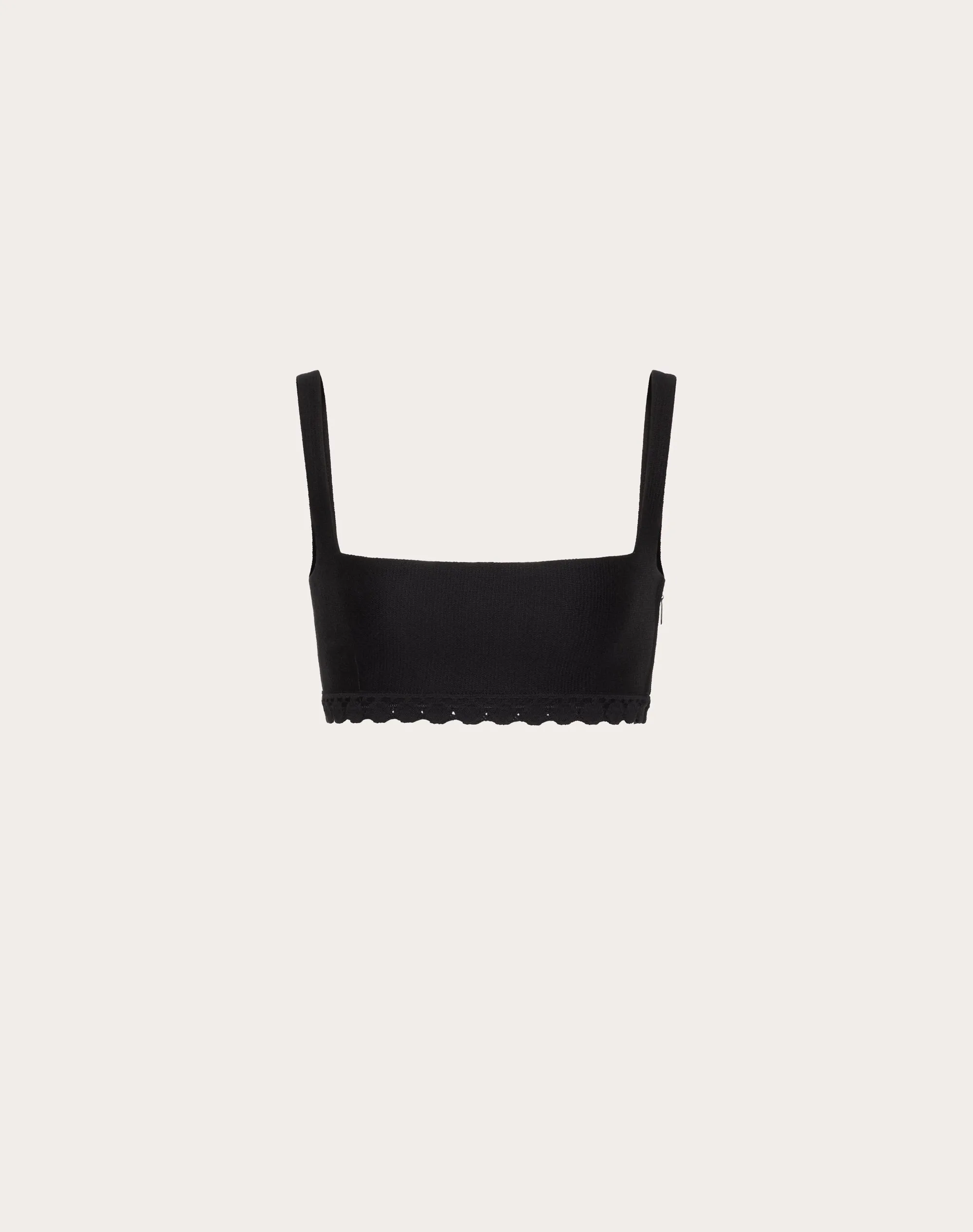 BRALETTE IN VALENTINO COTTON GUIPURE JARDIN PLAT