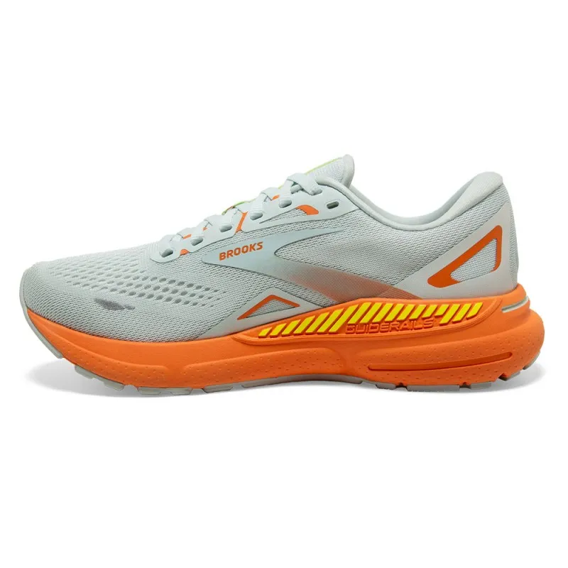 Brooks Adrenaline Gts 23 Bianco Arancione - Scarpe Running Donna
